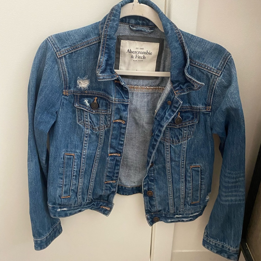 Abercrombie and Fitch jean jacket size S